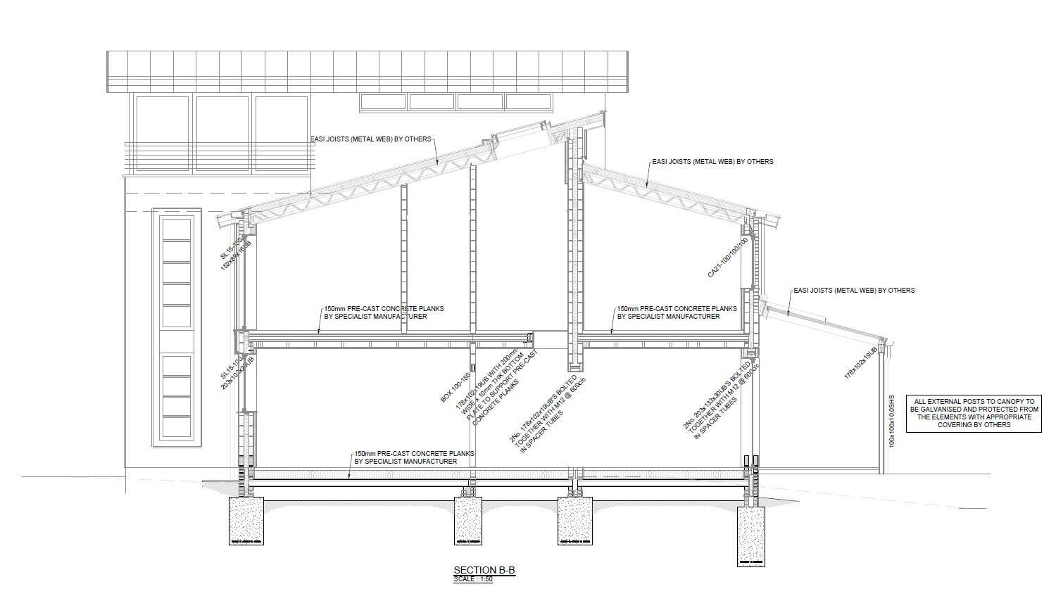 Cliff Road, Felixstowe Superstructures
